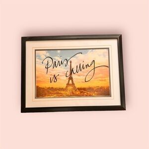 French chic picture frame print